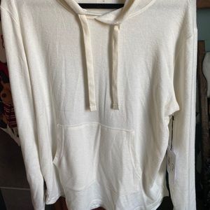 Zyia white boyfriend hoodie